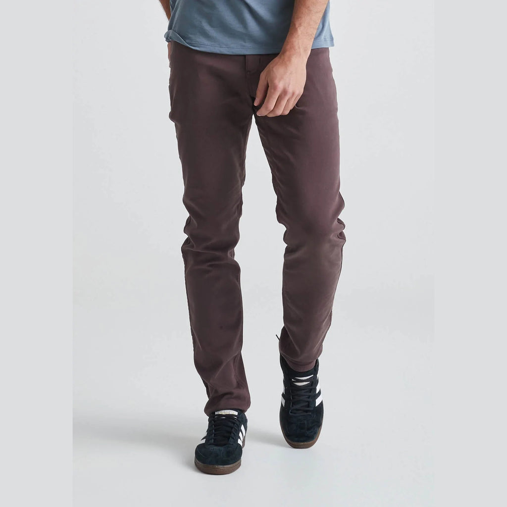 Du/er No Sweat Pant Slim Walnut