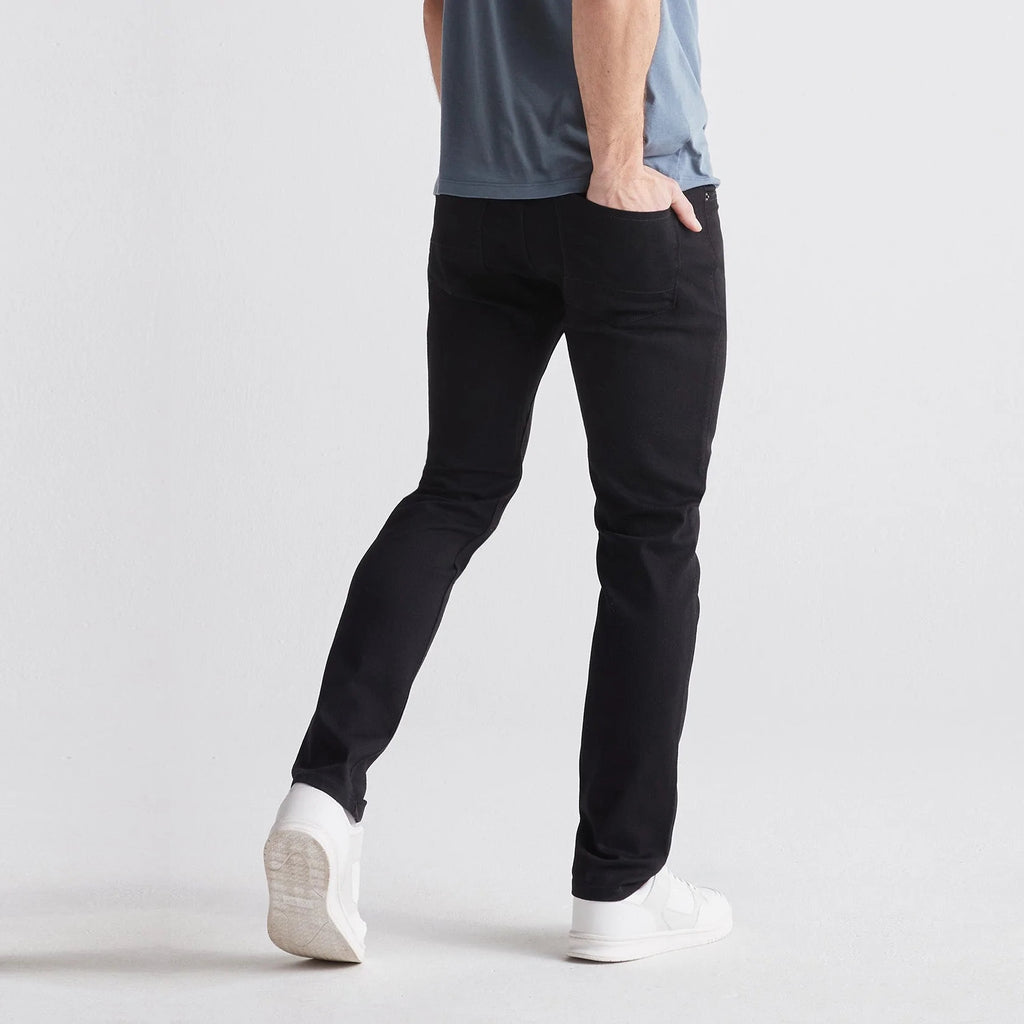 Du/er Performance Denim Slim Jeans Black