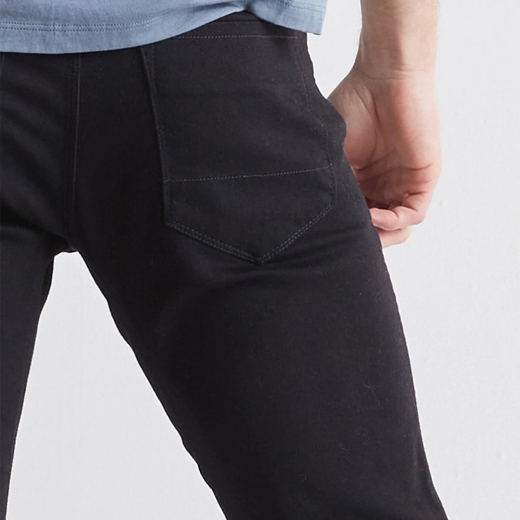 Du/er Performance Denim Slim Jeans Black