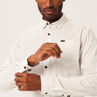 Garcia T21082 Cotton Dress Shirt - White - 3 - Tops - Shirts (Long Sleeve)
