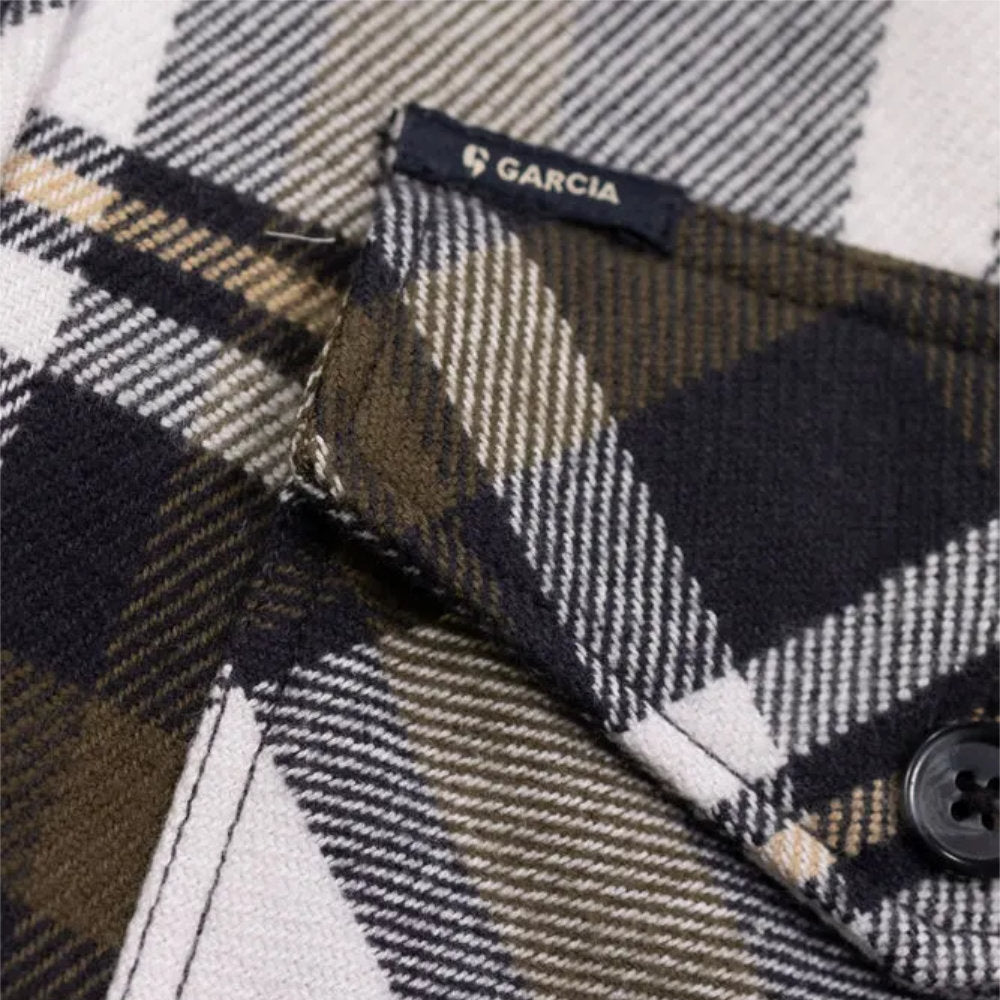 Garcia T21102 Flannel Overshirt Green