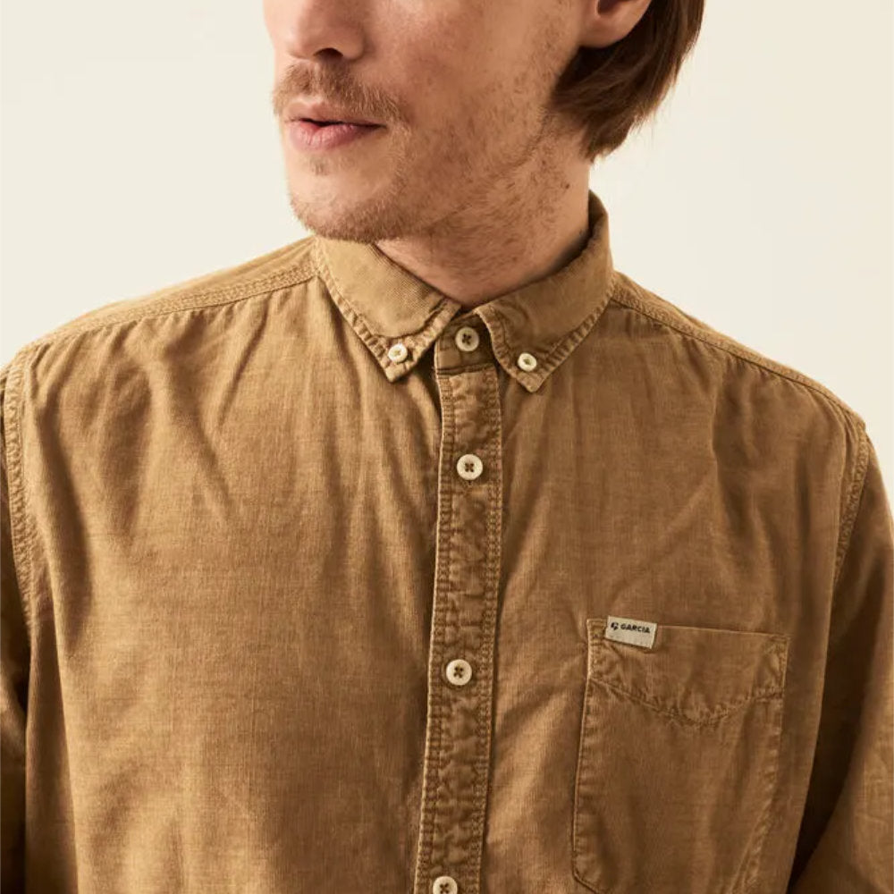 Garcia U21281 Corduroy Shirt Brown