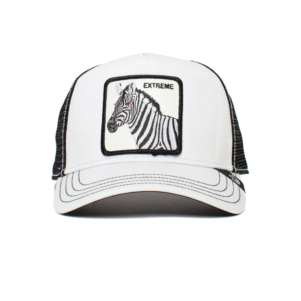 'Goorin Bros. Exxxtreme Trucker Hat (Kids)' in 'White' colour