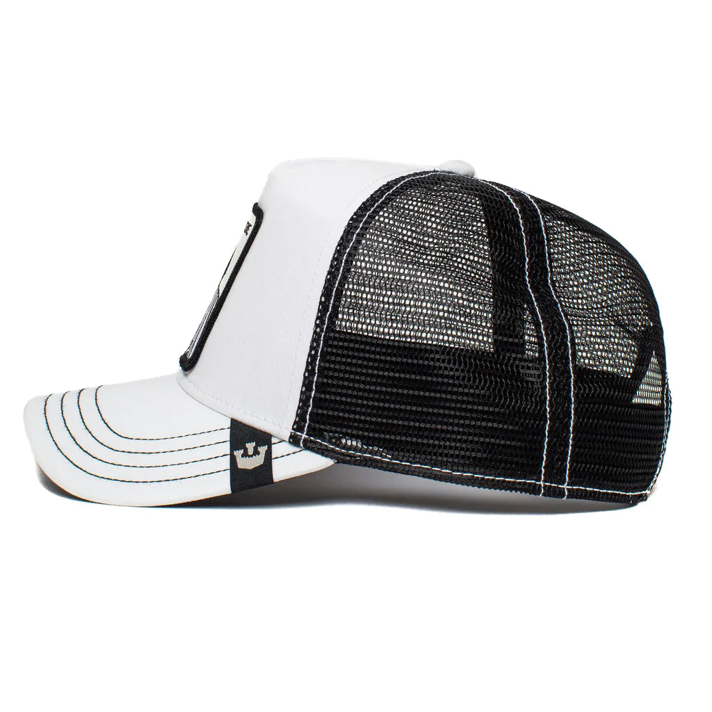 'Goorin Bros. Exxxtreme Trucker Hat (Kids)' in 'White' colour