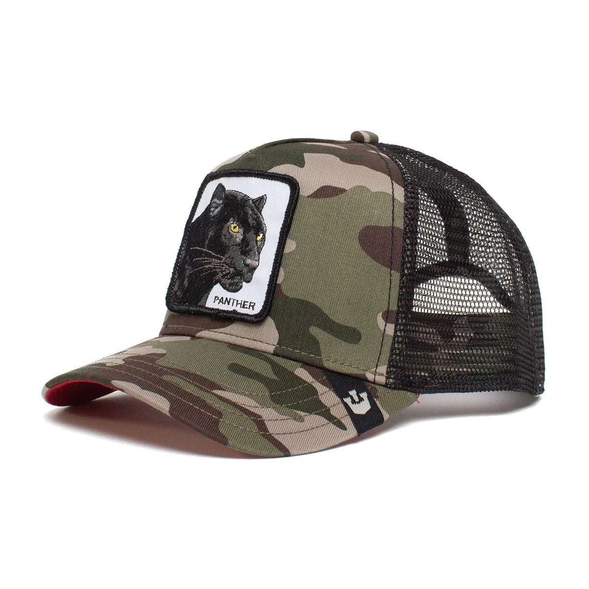 'Goorin Bros. The Panther Trucker Hat' in 'Camo' colour