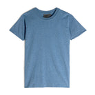 Naked & Famous Circular Knit T-Shirt Blue