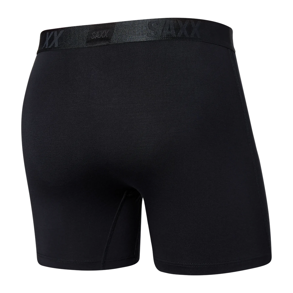 Saxx 22nd Century Silk Boxer Brief - Black Black