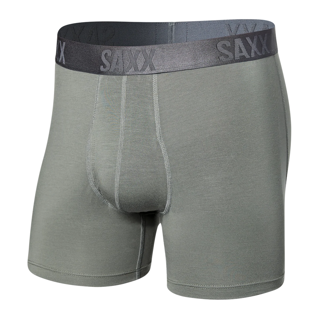 Saxx 22nd Century Silk Boxer Brief - Cargo Grey