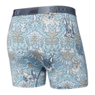 SAXX 22nd Century Silk Boxer Brief - Fleur De Pugs - Blue - 2 - Underwear - Boxer Briefs