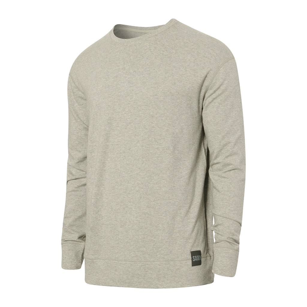 Saxx 3Six Five L/S Crew Sweatshirt Ash Grey Heather