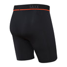 SAXX Kinetic Light Compression Mesh Long Leg - Black - Black - 2 - Underwear - Long Leg Boxer Briefs