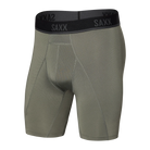 SAXX Kinetic Light Compression Mesh Long Leg - Cargo Grey - Cargo Grey - 1 - Underwear - Long Leg Boxer Briefs