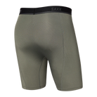 SAXX Kinetic Light Compression Mesh Long Leg - Cargo Grey - Cargo Grey - 2 - Underwear - Long Leg Boxer Briefs