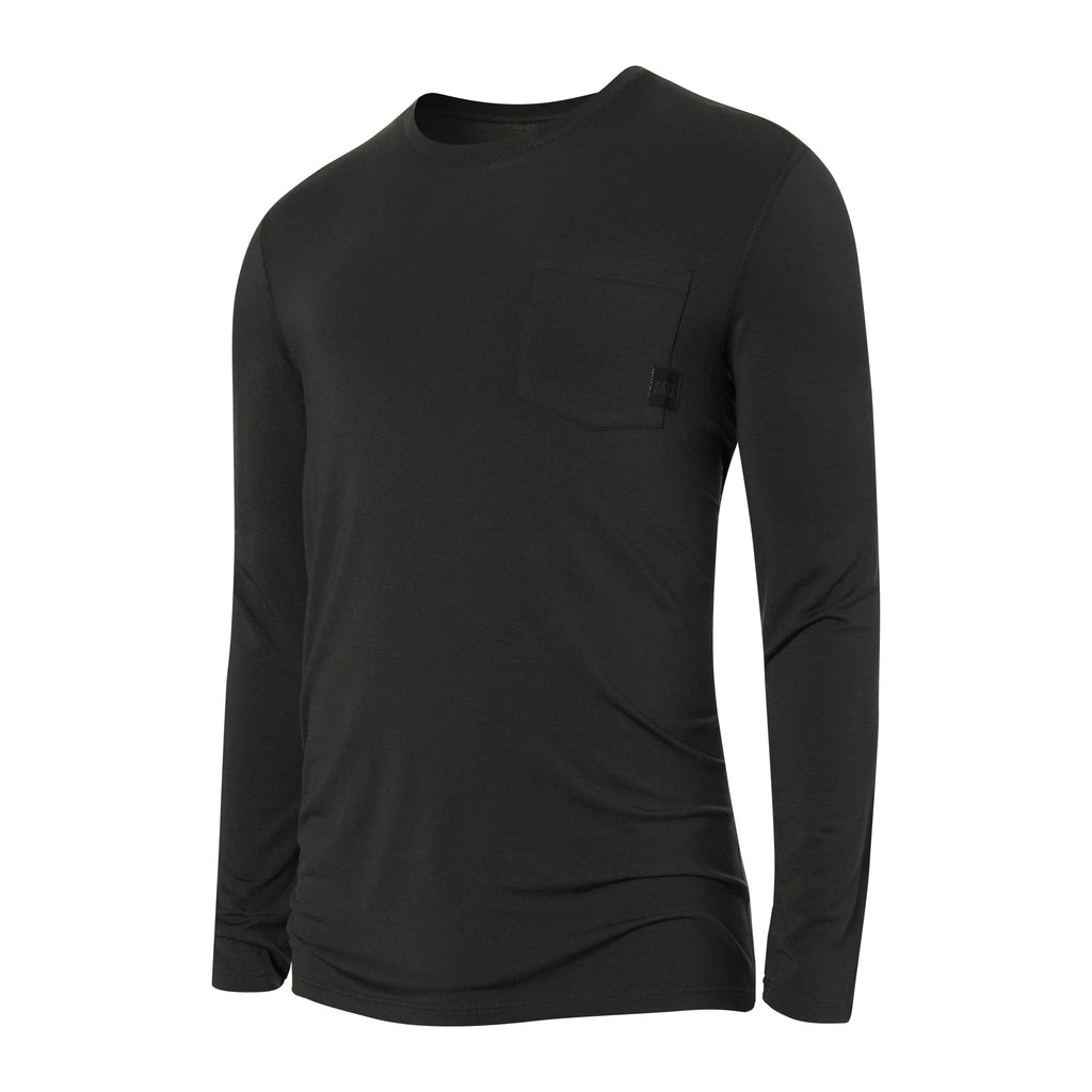 Saxx Sleepwalker L/S Pocket Tee Black