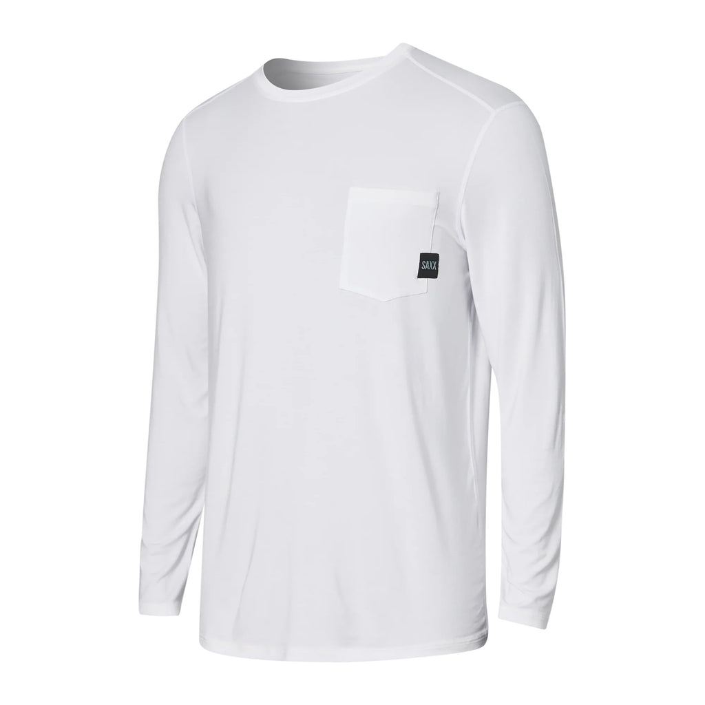 Saxx Sleepwalker L/S Pocket Tee White