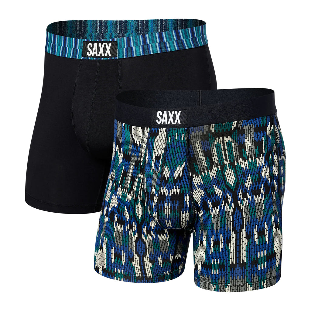 Saxx Vibe 2 Pack - Modern Fairisle/Black Geo Modern Fairisle/Black Geo