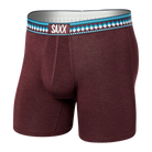 SAXX Vibe Super Soft Boxer Brief - Plum Heather Sweater Wb - Plum Heather - 1 - Underwear - Boxer Briefs