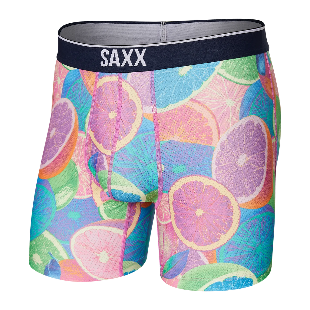 Saxx Volt Boxer Brief - Solar Citrus Multi