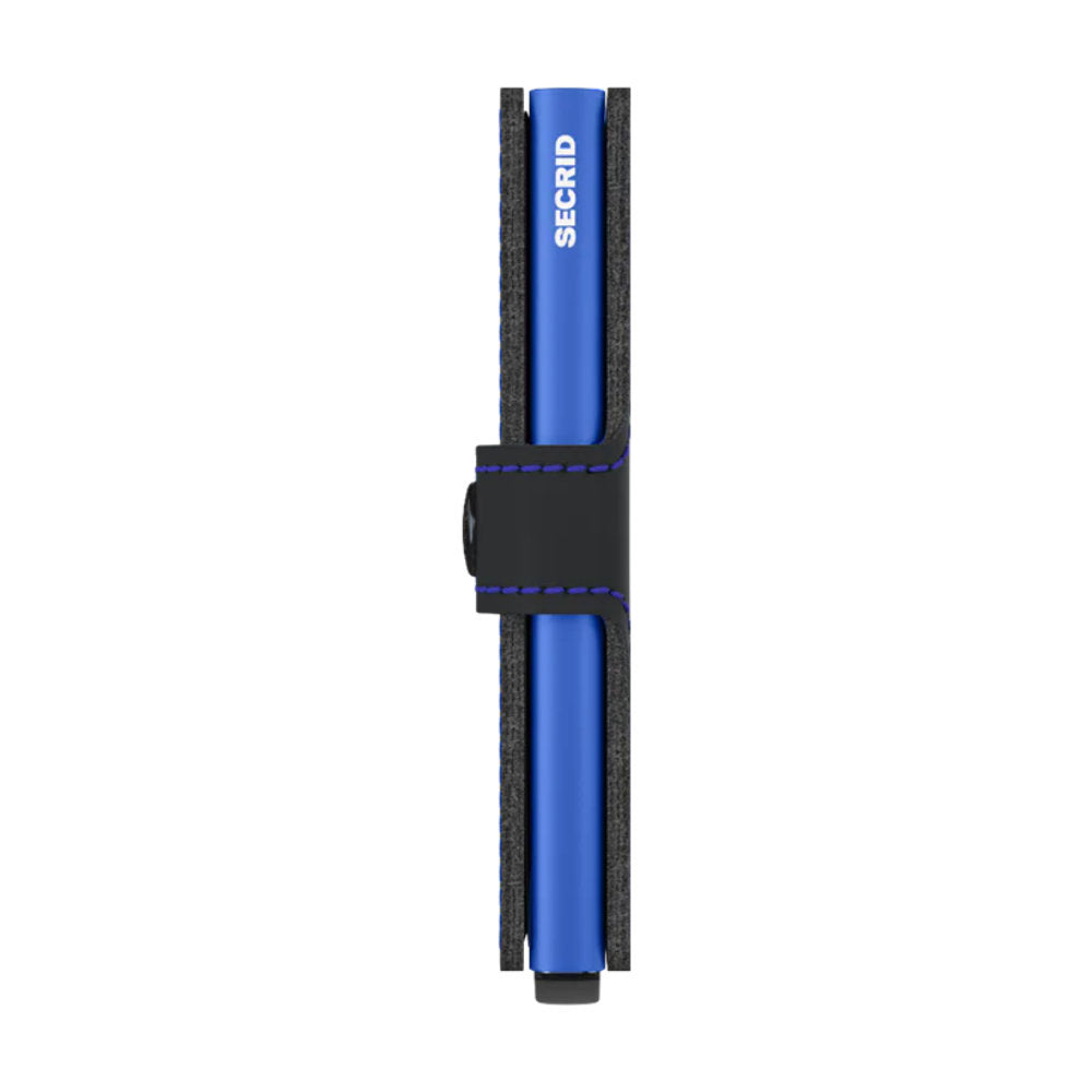 Secrid Miniwallet - Matte Black-Blue