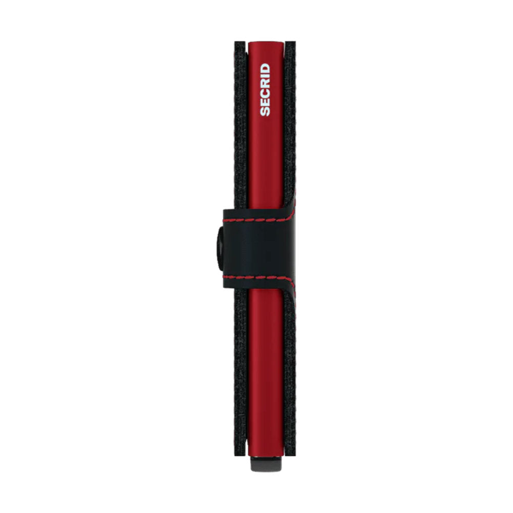 Secrid Miniwallet - Matte Black-Red