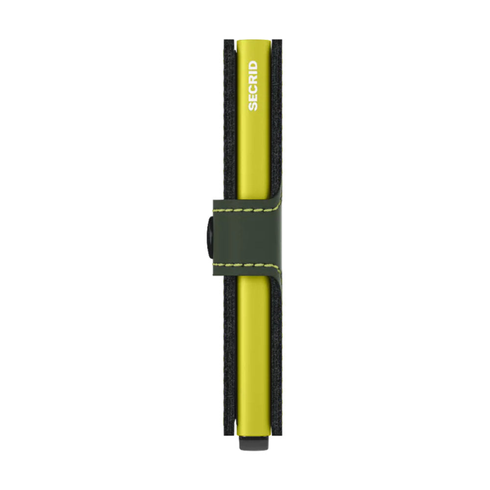 Secrid Miniwallet - Matte Green-Lime