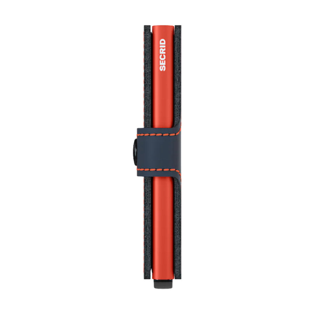 Secrid Miniwallet - Matte Night Blue-Orange