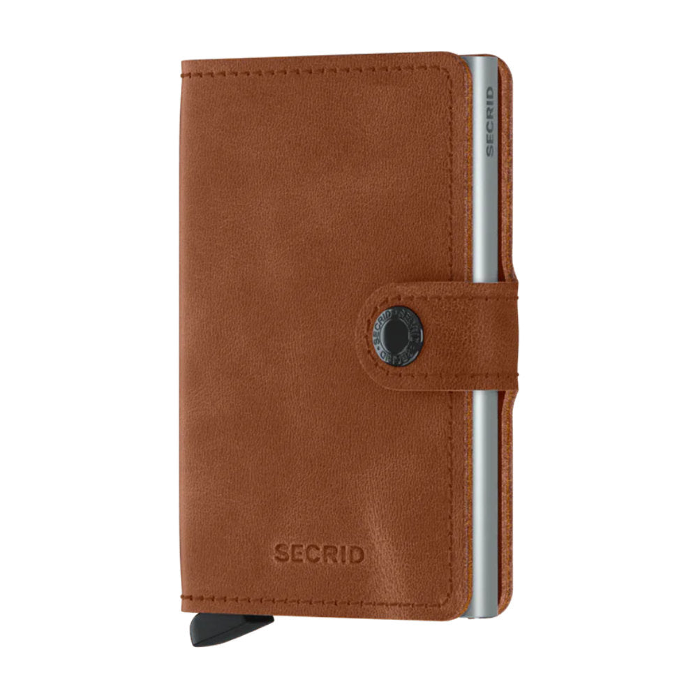 Secrid Miniwallet - Vintage Cognac-Silver