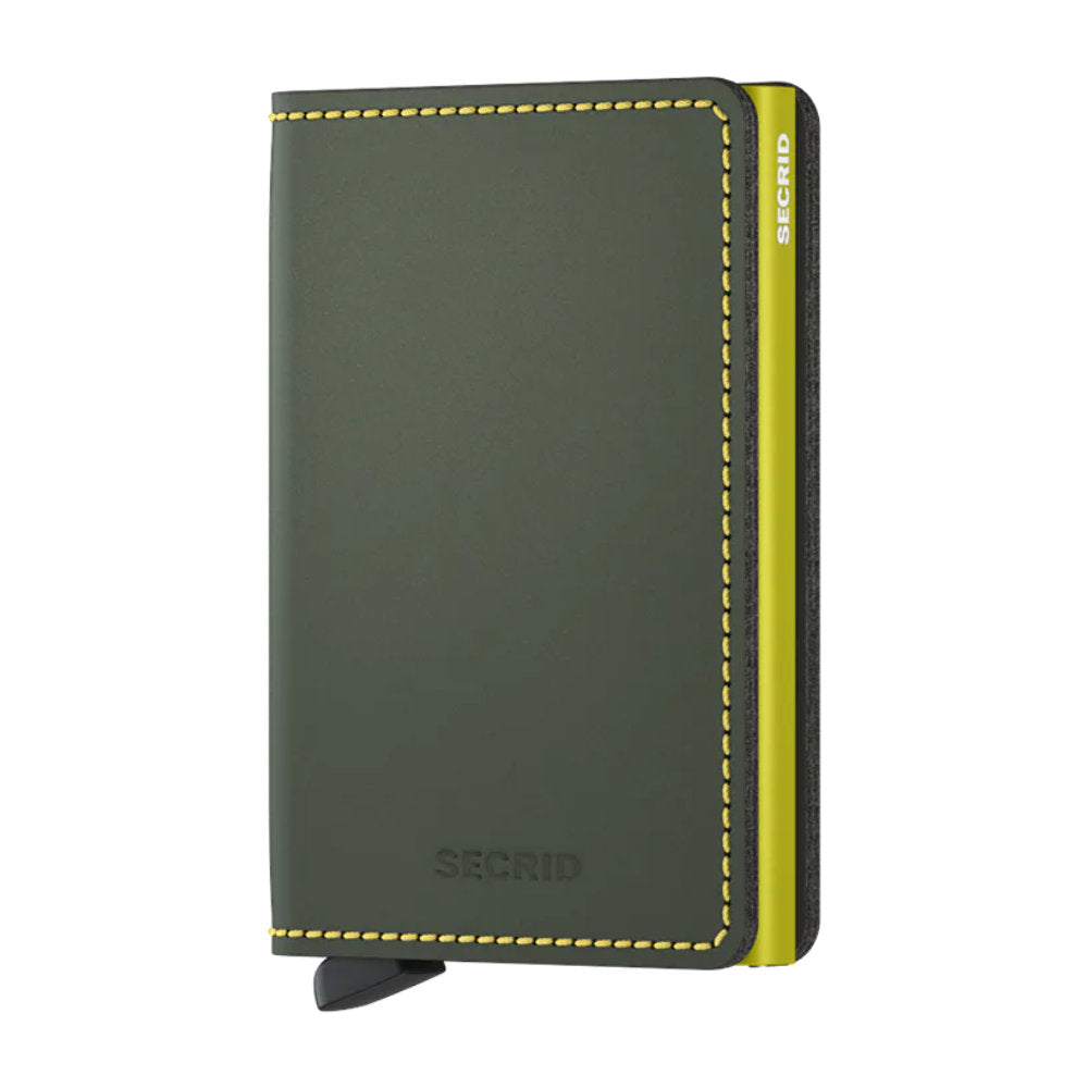 Secrid Slimwallet - Matte Green-Lime