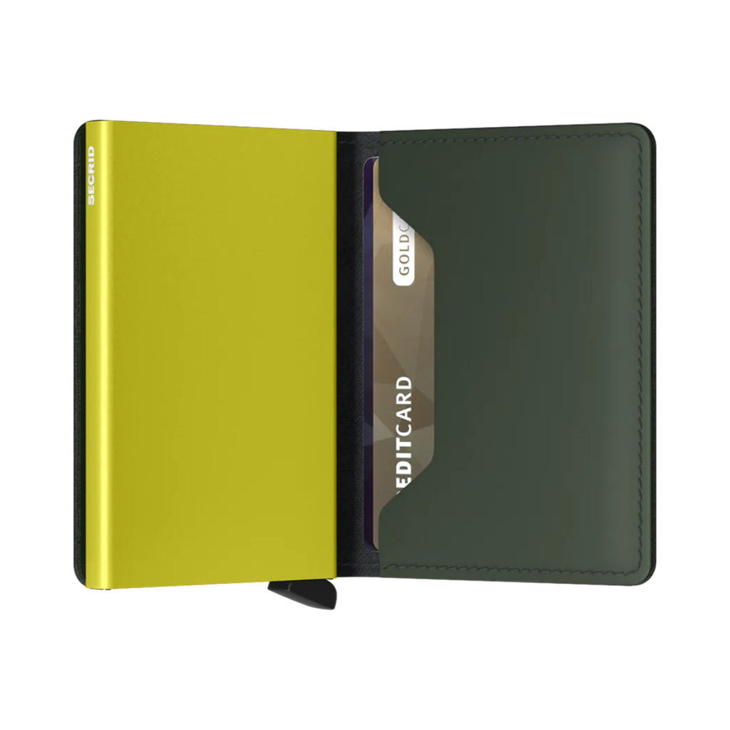 Secrid Slimwallet - Matte Green-Lime