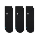 Stance 3-Pack Icon Quarter Socks Black