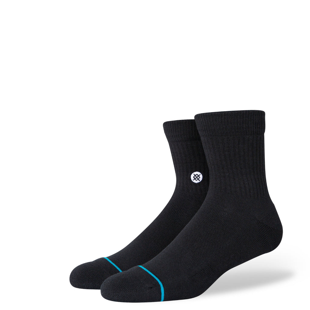 Stance 3-Pack Icon Quarter Socks Black