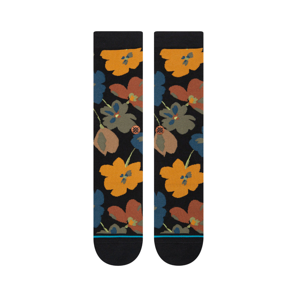 Stance First Bloom Crew Socks Black