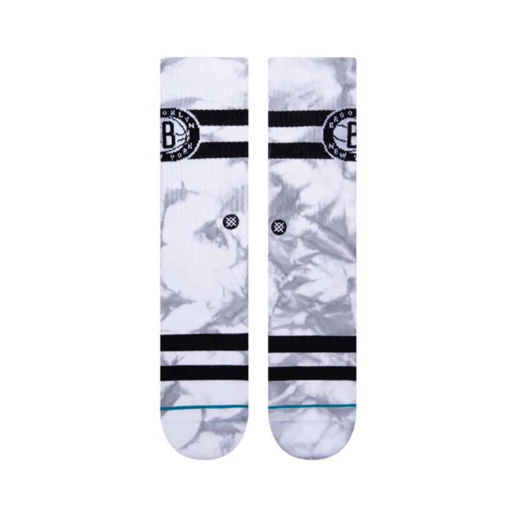 Stance Nba Nets Dyed Crew Socks Charcoal
