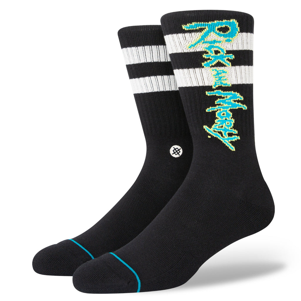 Stance Rick & Morty Crew Socks Black