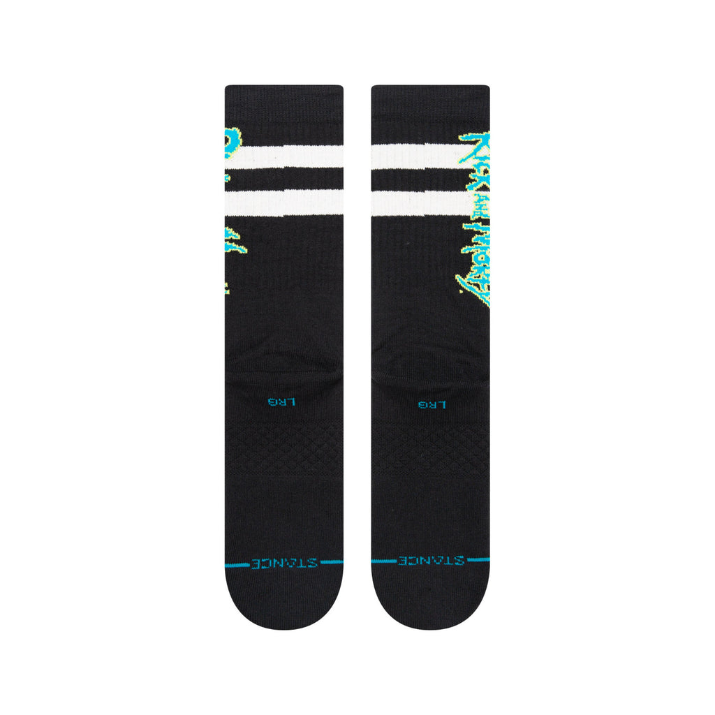 Stance Rick & Morty Crew Socks Black