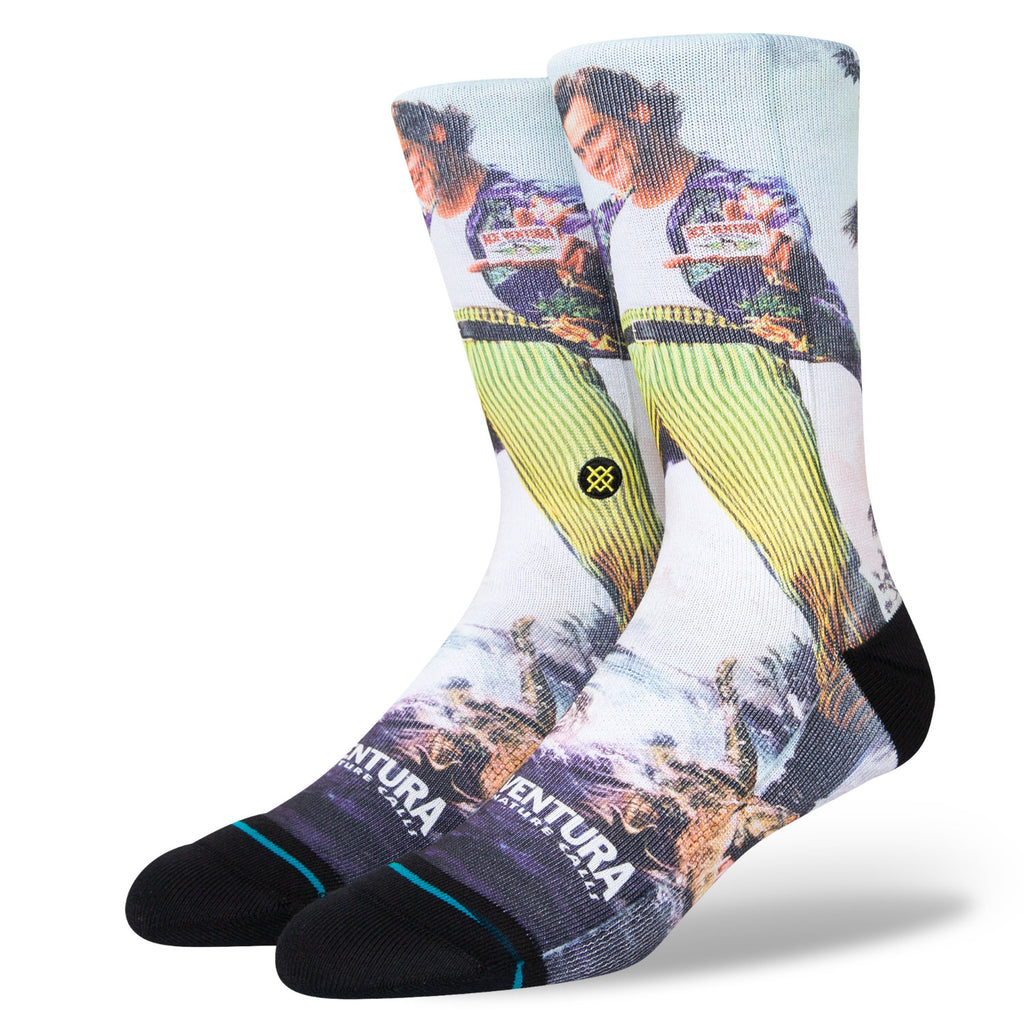 Stance Ace Ventura When Nature Calls Crew Socks Black