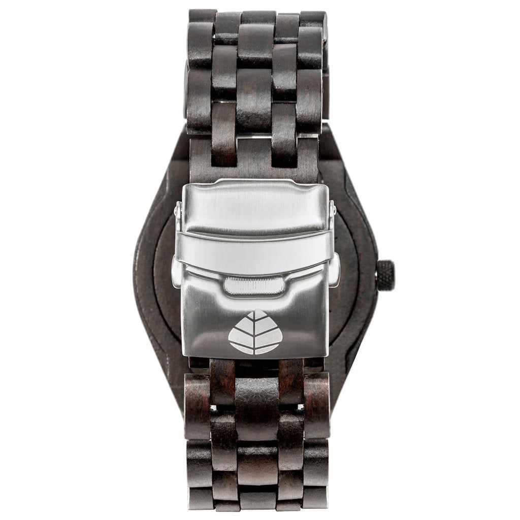 Tense Washington North Octagonal Wooden Watch Leadwood