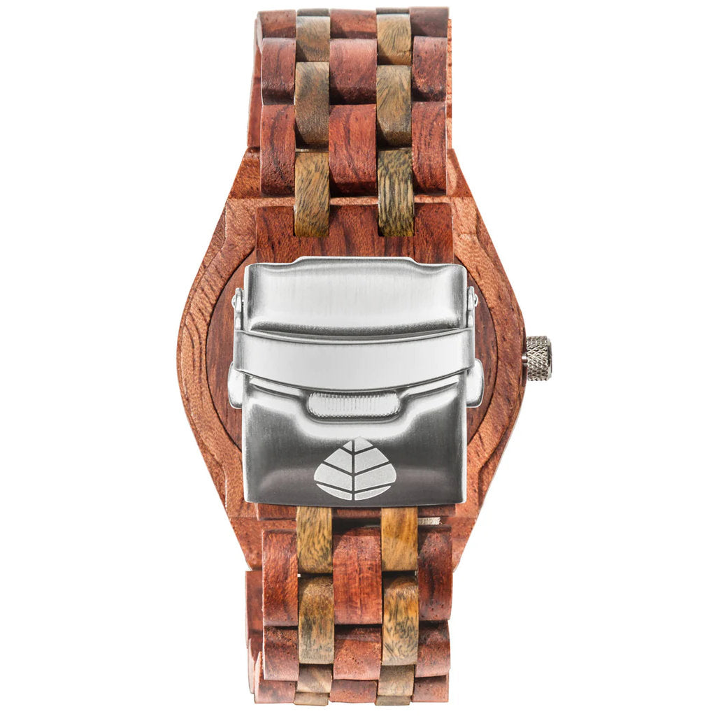 Tense Washington North Octagonal Wooden Watch Katalox / Green