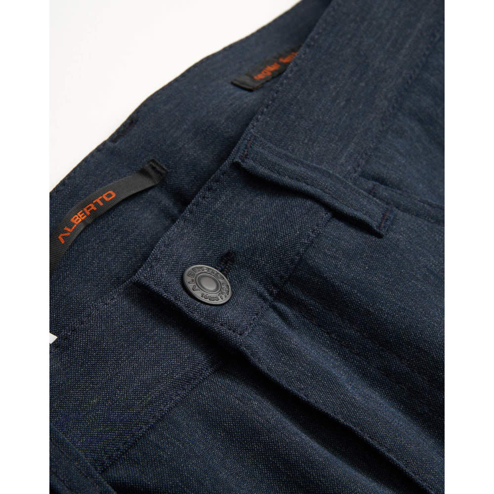 Alberto Pipe Regular Slim Fit Ceramica Dress Pants Blue