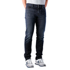 Alberto Pipe Regular Slim Fit Triple Dyed Denim - Charcoal - 7 - Bottoms - Jeans