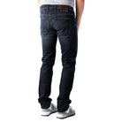 Alberto Pipe Regular Slim Fit Triple Dyed Denim - Charcoal - 5 - Bottoms - Jeans