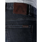 Alberto Pipe Regular Slim Fit Triple Dyed Denim - Charcoal - 6 - Bottoms - Jeans