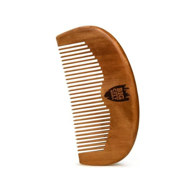Big City Beards Pear Wood Beard Comb - Brown - 1 - Accessories - Combs & Brushes