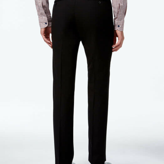 Calvin Klein Flat Front Dress Pant Black