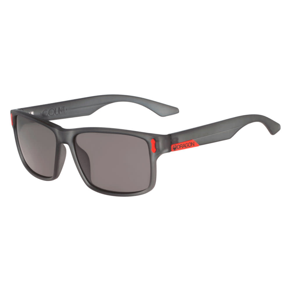 Dragon Count Luma Lens Sunglasses Matte Grey Smoke