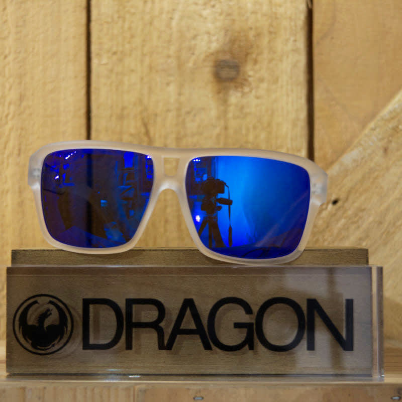 Dragon The Jam Sunglasses - Matte Clear/Blue Ion - 1 - Accessories - Sunglasses
