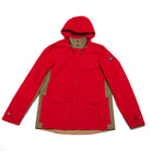 Scotch & Soda Canvas Jacket - Red/Khaki - 1 - Tops - Coats & Jackets