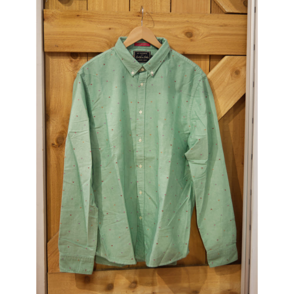 Scotch & Soda Summer Oxford Shirt Mint