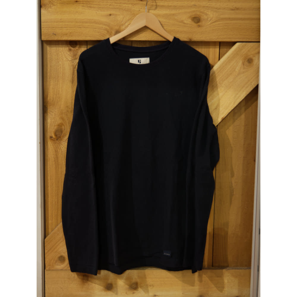 Garcia G91062 Ribbed L/S Shirt Navy