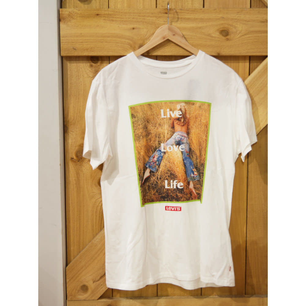 Levis Graphic Crewneck Tee White